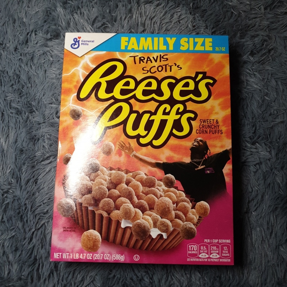 Reeses Puffs Travis Scott Cereal Cactus Jack
